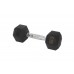 FixtureDisplays® Rubber Dumbbell in Pair - with Metal Handles Pair of two 10 lbs Dumbbells 15188